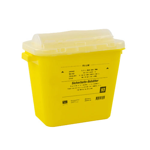 Sharps container for medical disposable instruments ZEDMEDUK LTD