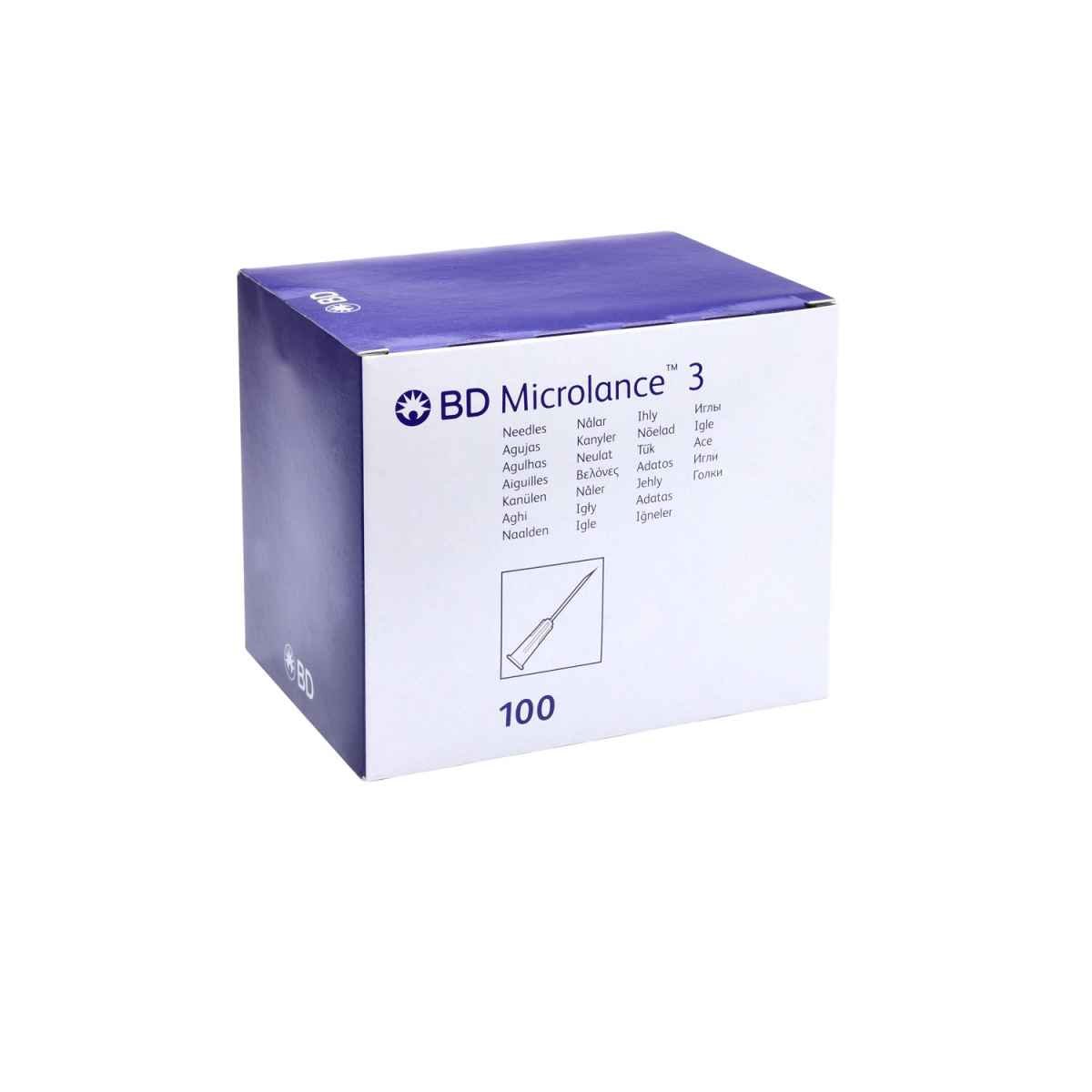21G BD Microlance 3 Standard Needles | 1-1/2", 0,8 x 40mm || Pack of 100