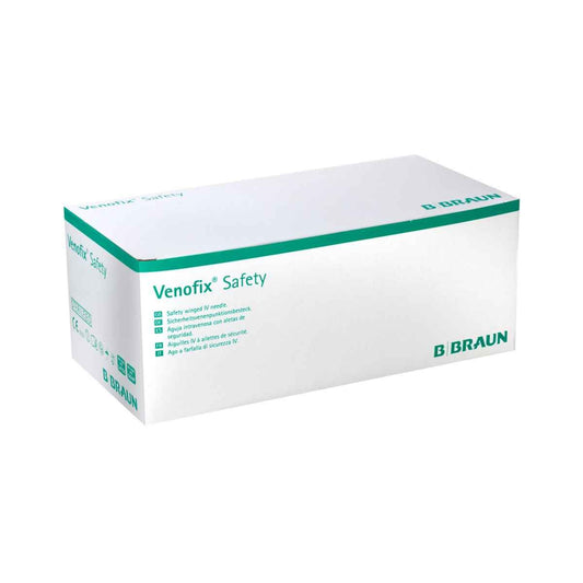 21G Venofix Safety Venipunctures Needles || 3/4", 0.8 x 19mm || Green