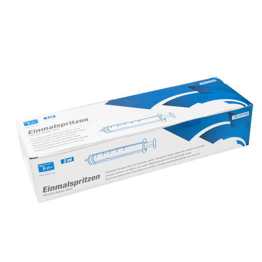 2ml Disposable Syringes with Luer Connector || Pack of 100