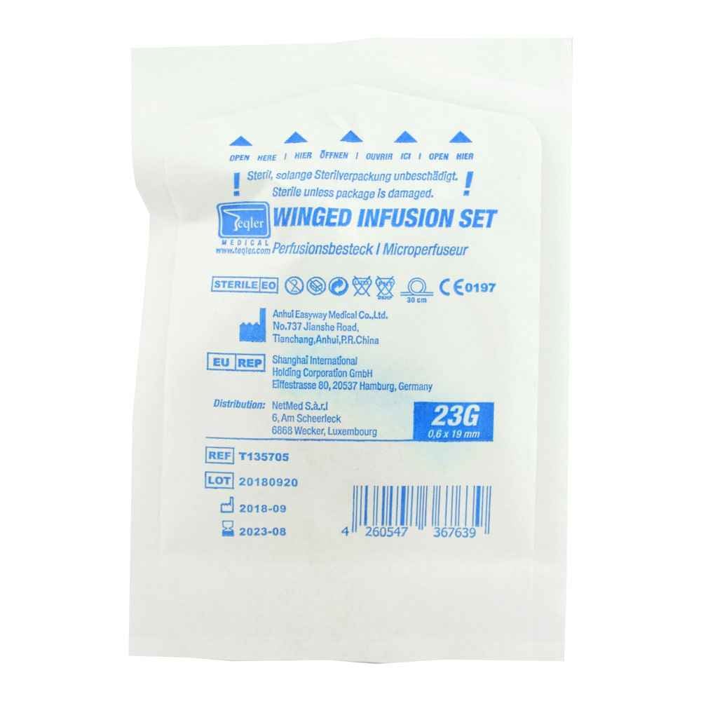 23G Butterfly Needle - Blue || 0.6mm x 19mm || Pack of 100