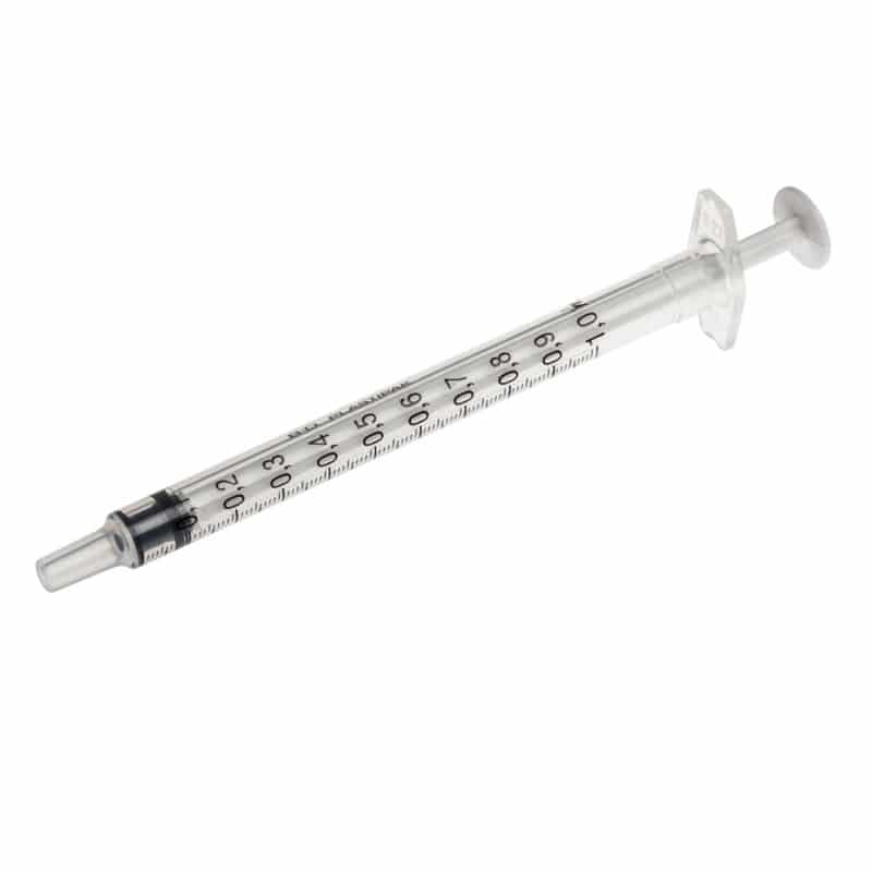 1ml BD Plastipak Luer Slip Syringe ||27G, 3-Part || Pack of 120