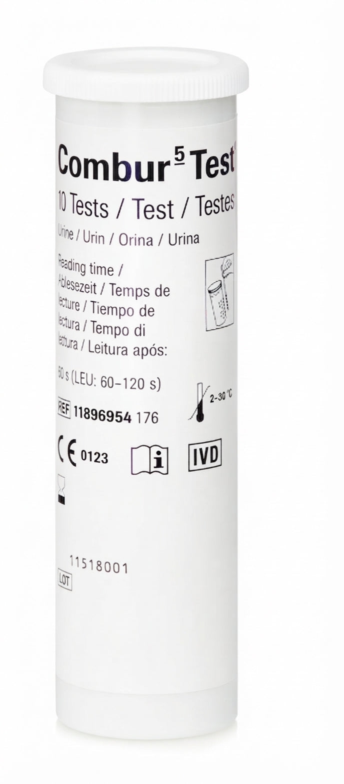 Combur 5 Test HC Urine Test Strips - Pack of 10 || Roche Diagnostics