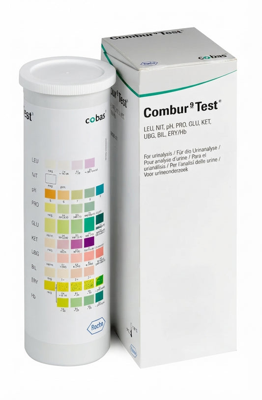 Combur 9 Test Urinalysis Reagent Strips || Roche Diagnostics