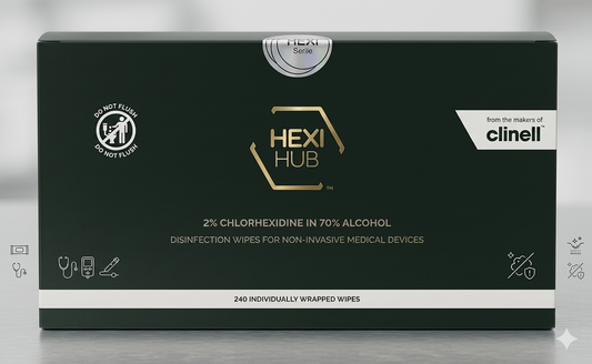 Clinell 2% Chlorhexidine in 70% Alcohol Surface Wipes || Pack of 240 Sachets