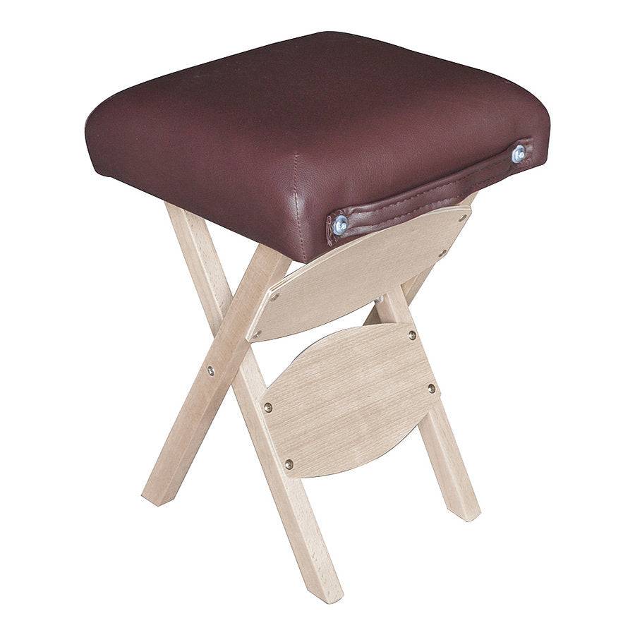 Folding Wooden Stool - Brown