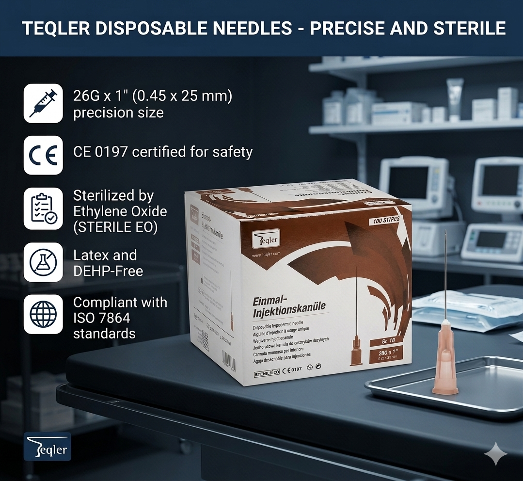 Sterile Disposable Hypodermic Needles || Pack of 100