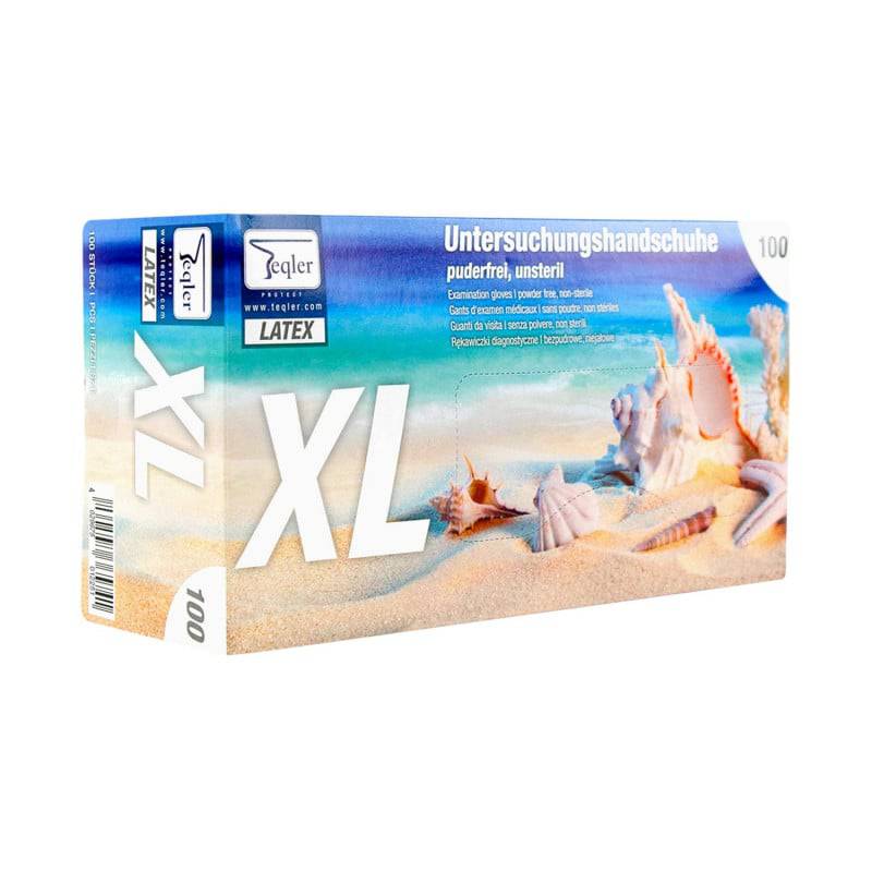Teqler Latex Gloves (Powder-Free) - Extra Large