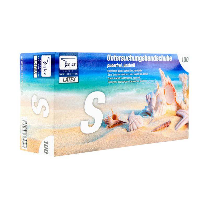 Teqler Latex Gloves (Powder-Free) - Small