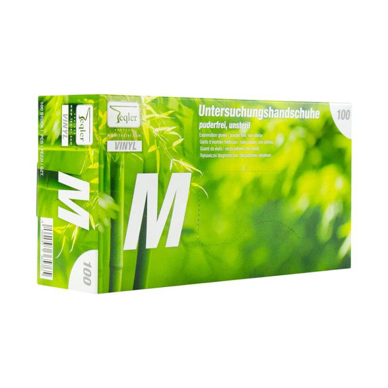 Teqler Vinyl Gloves (Powder-Free) - Medium