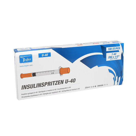 1ml 29g x 0.5 inch U40 Syringe || Pack of 100