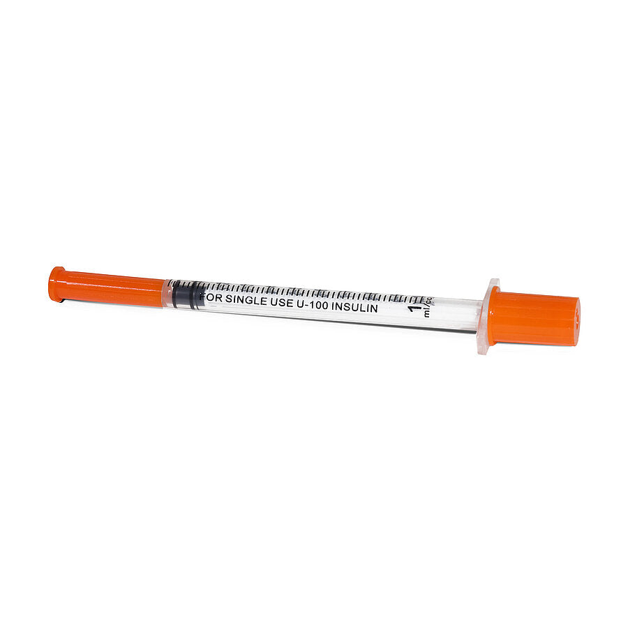 1ml 29G x 0.5 inch U100 Syringe with Cannula || Pack of 100
