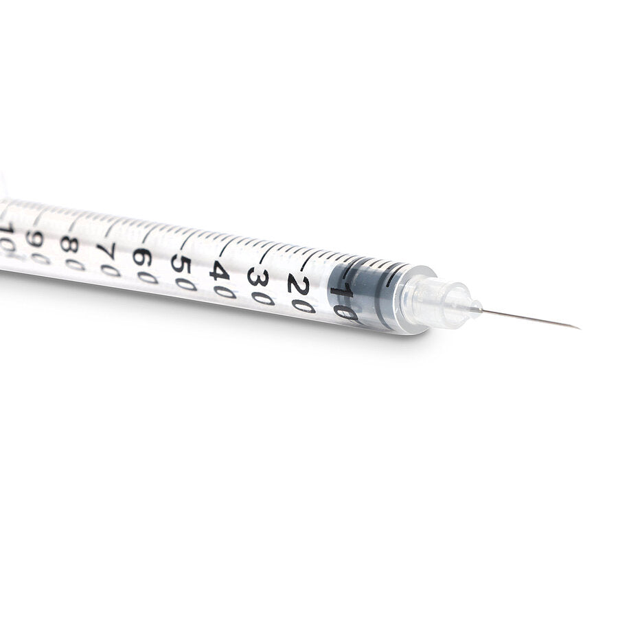 1ml 29G x 0.5 inch U100 Syringe with Cannula || Pack of 100