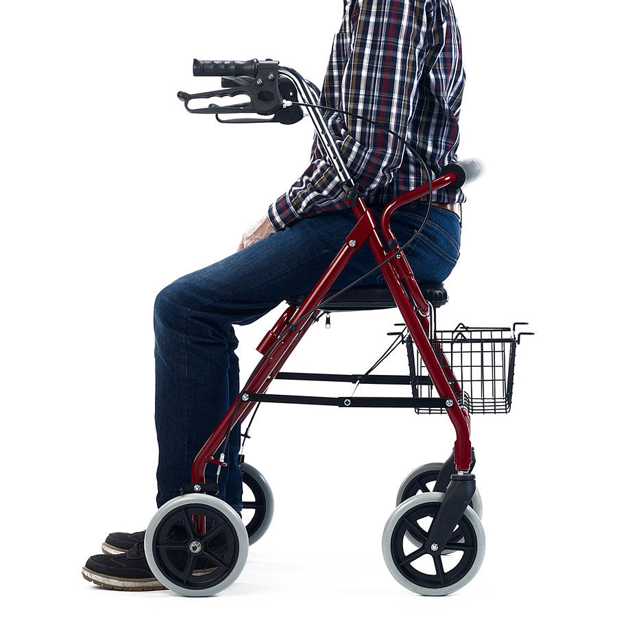 Rollator with Seat || Lightweight and Foldable