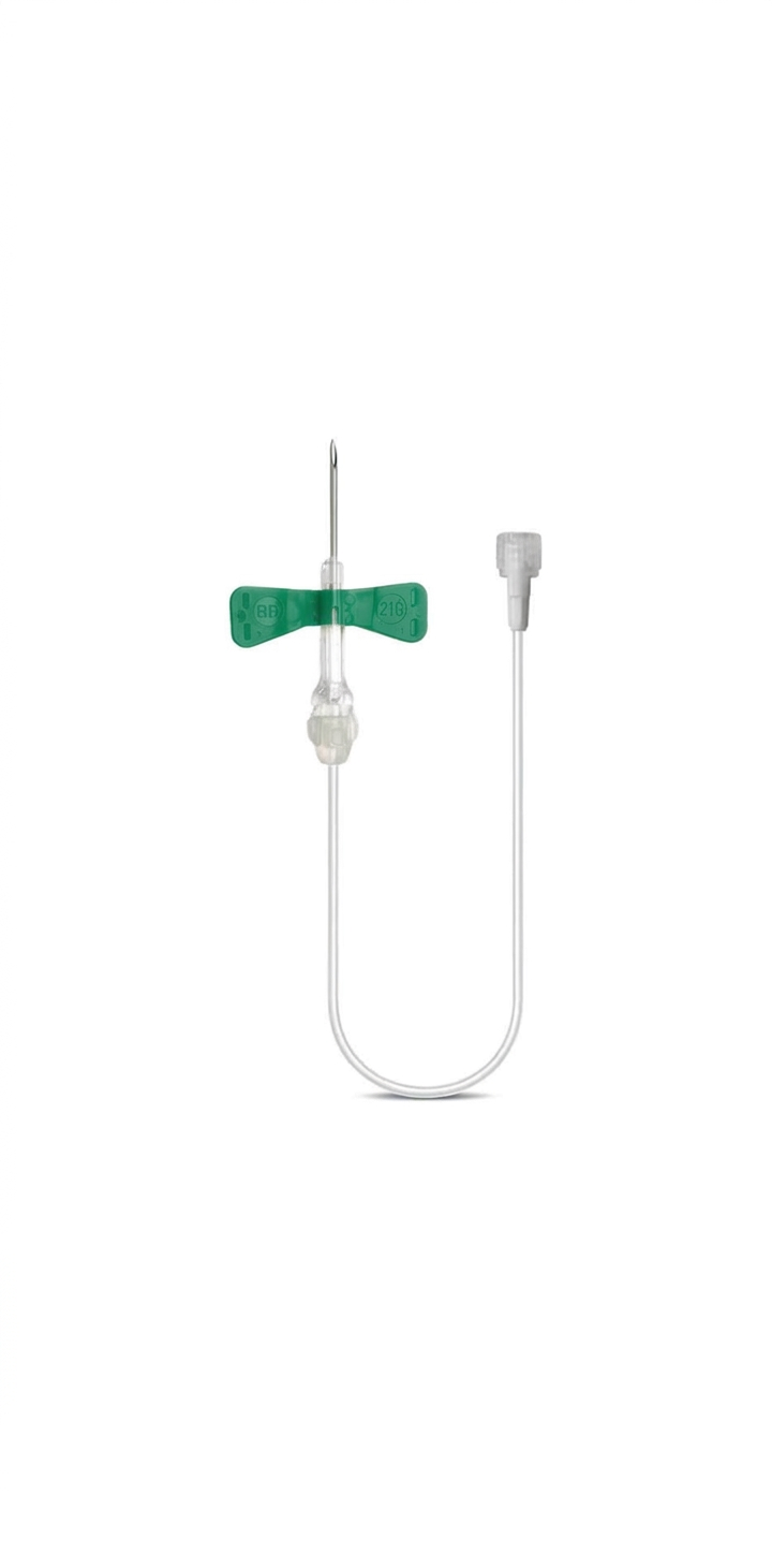 21G Venofix Safety Venipunctures Needles || 3/4", 0.8 x 19mm || Green