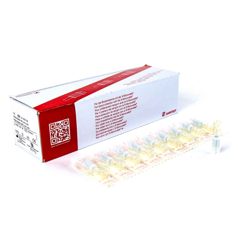 S-Monovette Blood Collection System Adaptor with Luer-Lock Connector ...
