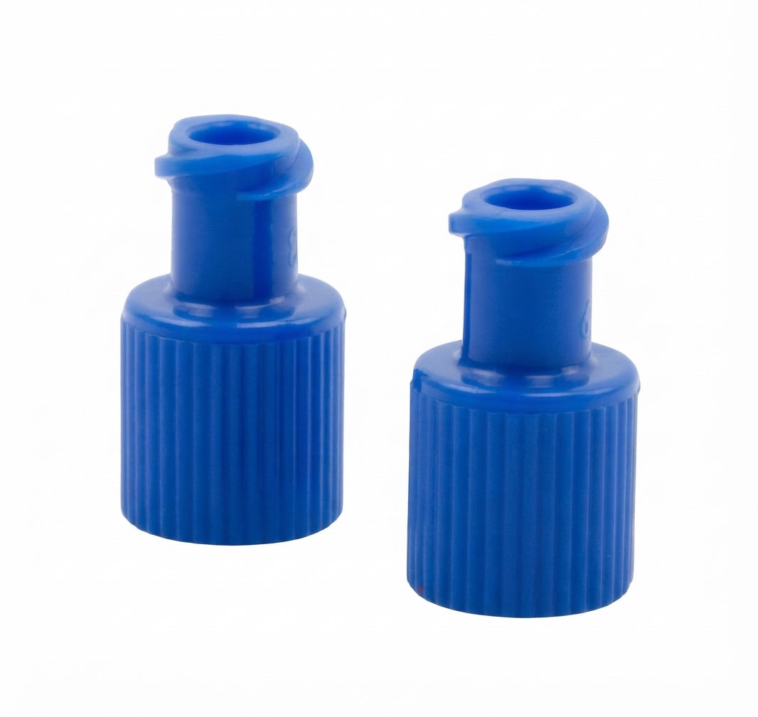 Sterile Luer-Lock Combi Stopper Syringe Bung Caps || Pack of 100