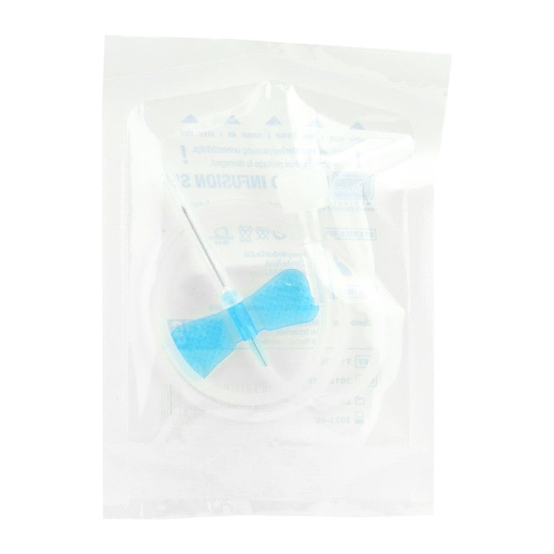 Butterfly Needle G23 || 0.6mm x 19mm || Blue - Pack of 100