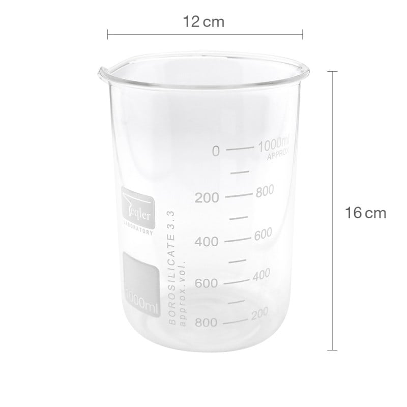 Glass Beaker || Low Form || 100 ml