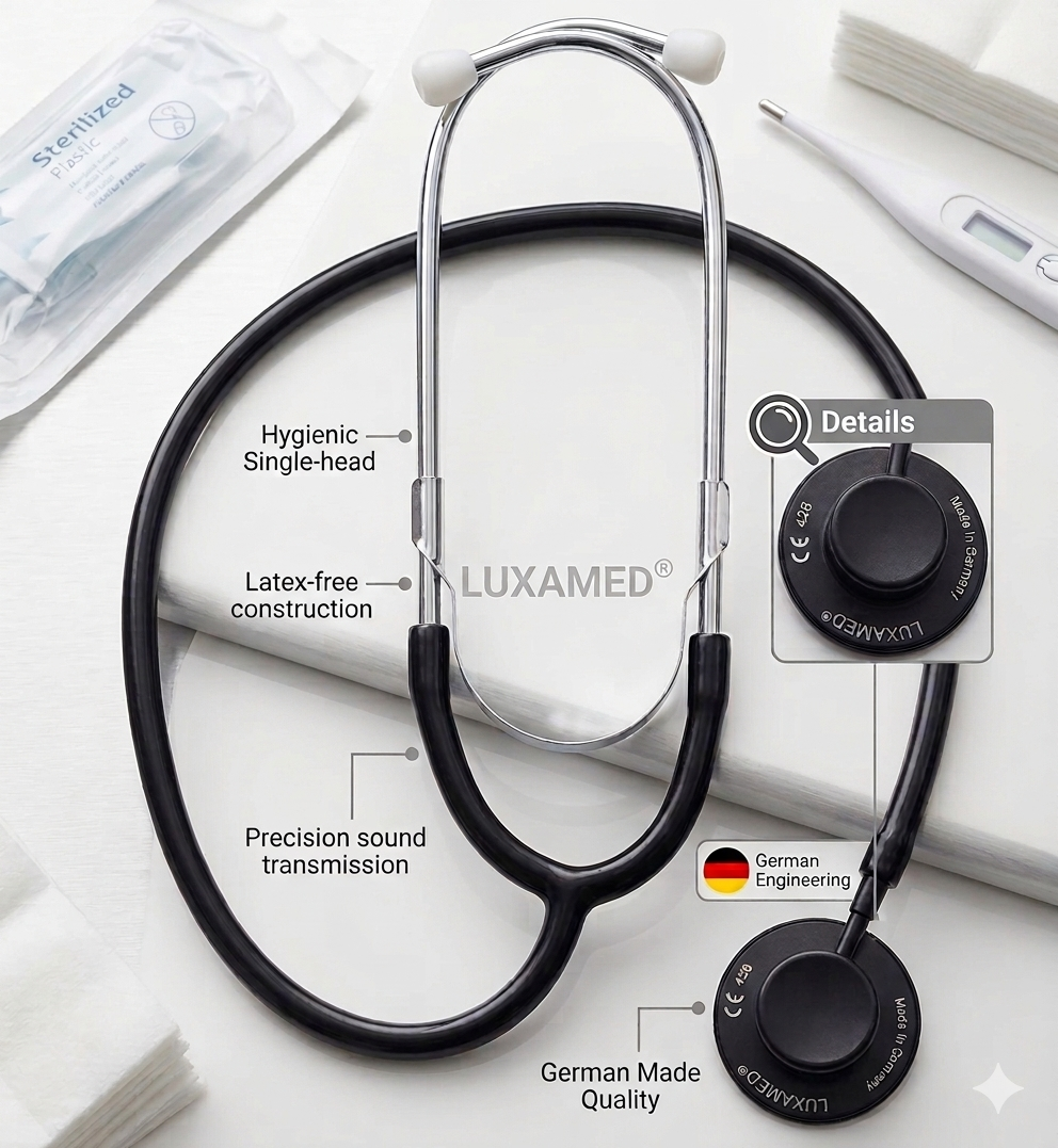 Luxascope Sonus Flat Flex Single-Head Stethoscope || Medical