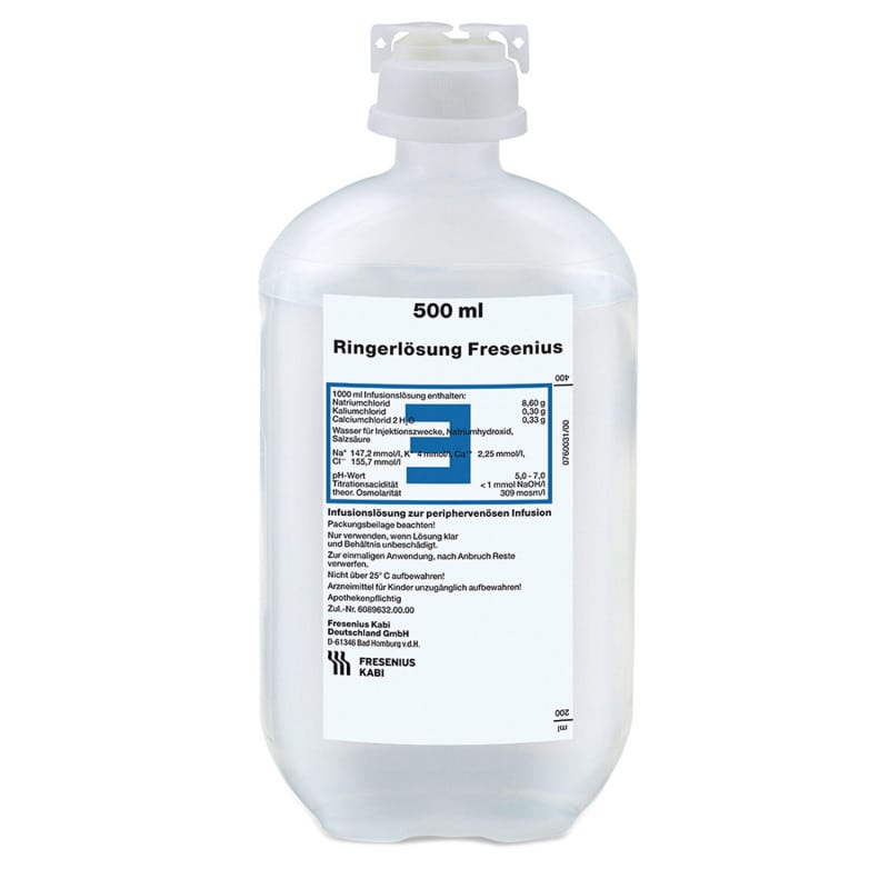Ringer's Solution Fresenius Kabi || 500ml – ZEDMED-UK LTD
