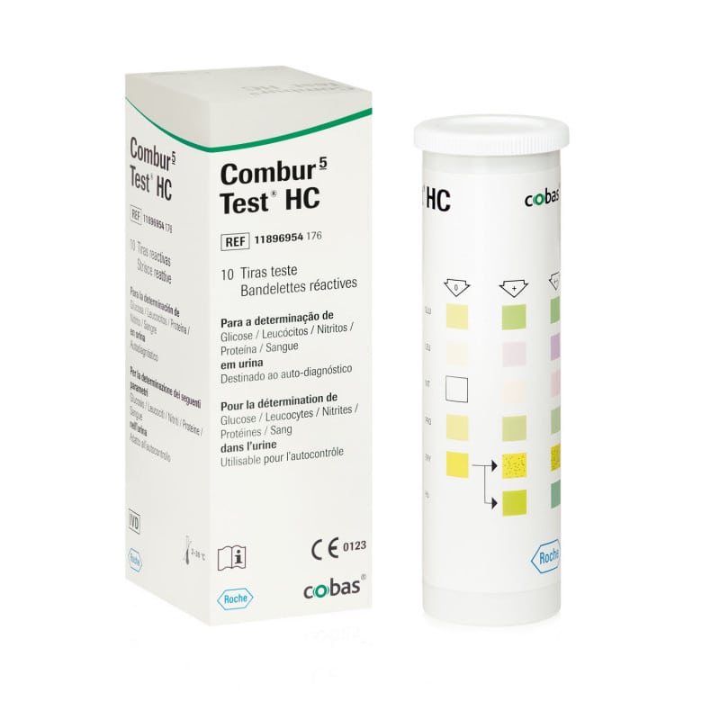 Combur 5 Test HC || Pack of 10 Urine Test Strips
