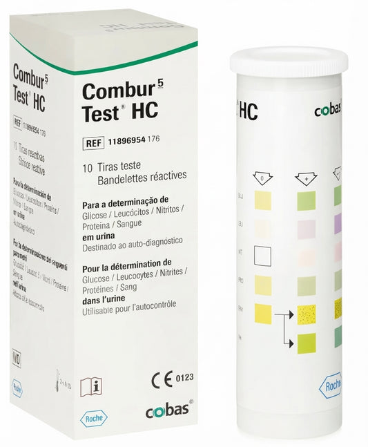 Combur 5 Test HC Urine Test Strips - Pack of 10 || Roche Diagnostics