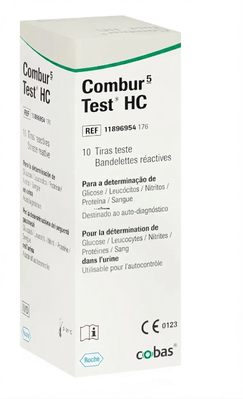 Combur 5 Test HC Urine Test Strips - Pack of 10 || Roche Diagnostics
