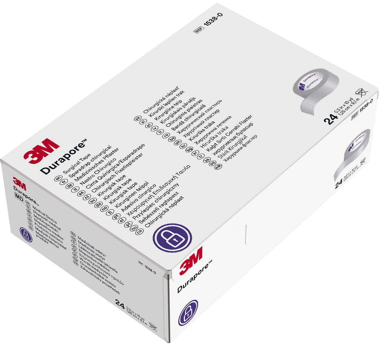3M Durapore Surgical Tape || 1.25 cm x 9.1 m