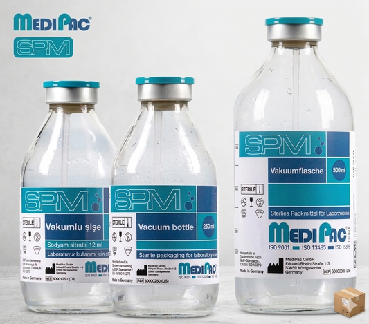Vacuum Bottles for Phlebotomy & Blood Collection || MediPac GmbH