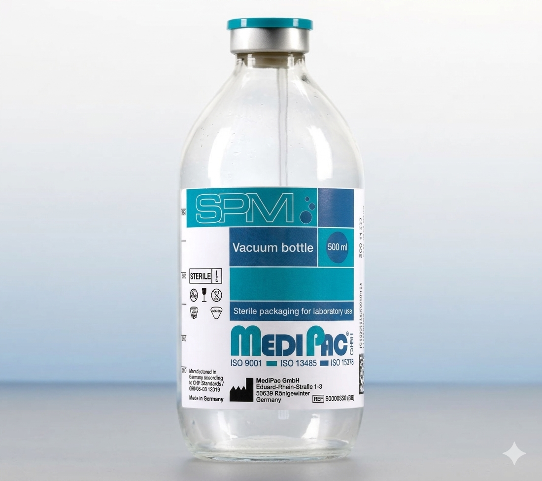 Vacuum Bottles for Phlebotomy & Blood Collection || MediPac GmbH