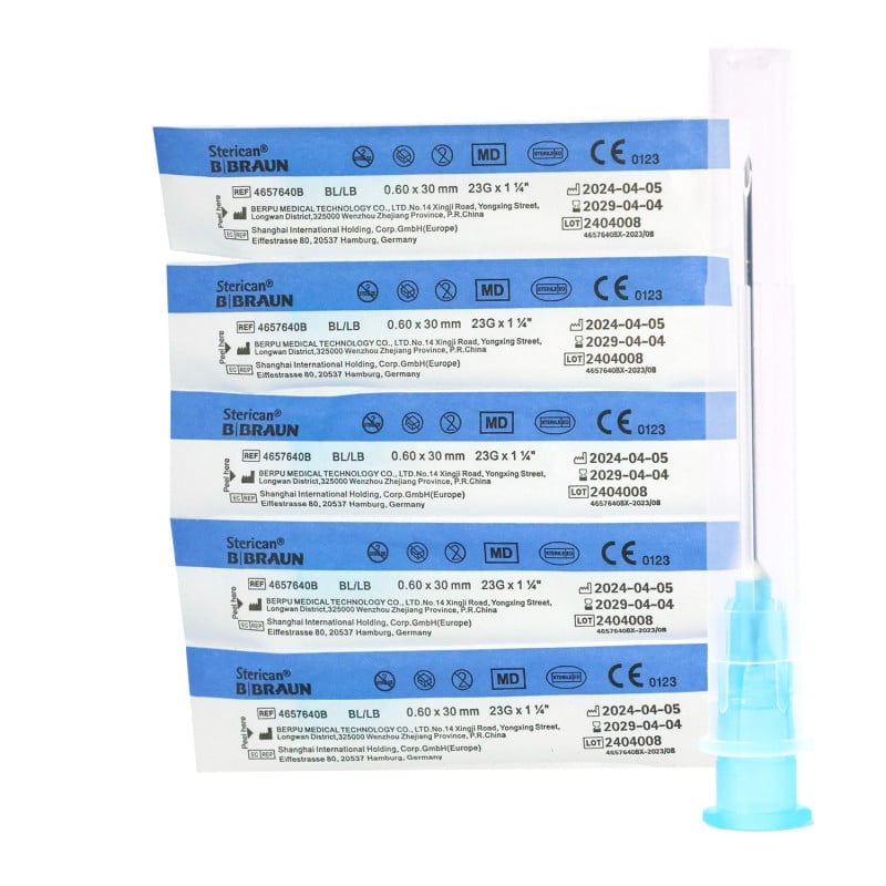 Braun Sterican Disposable Cannulas || 23G, 1", 0.60 x 25mm || Pack of 100