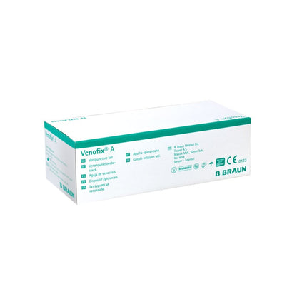 23G Venofix® A Venipuncture Needle with Luer Lock || 3/4", 0.65 x 19mm || Blue