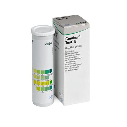 Roche Combur 3 Test E Urine Strips || Pack of 50