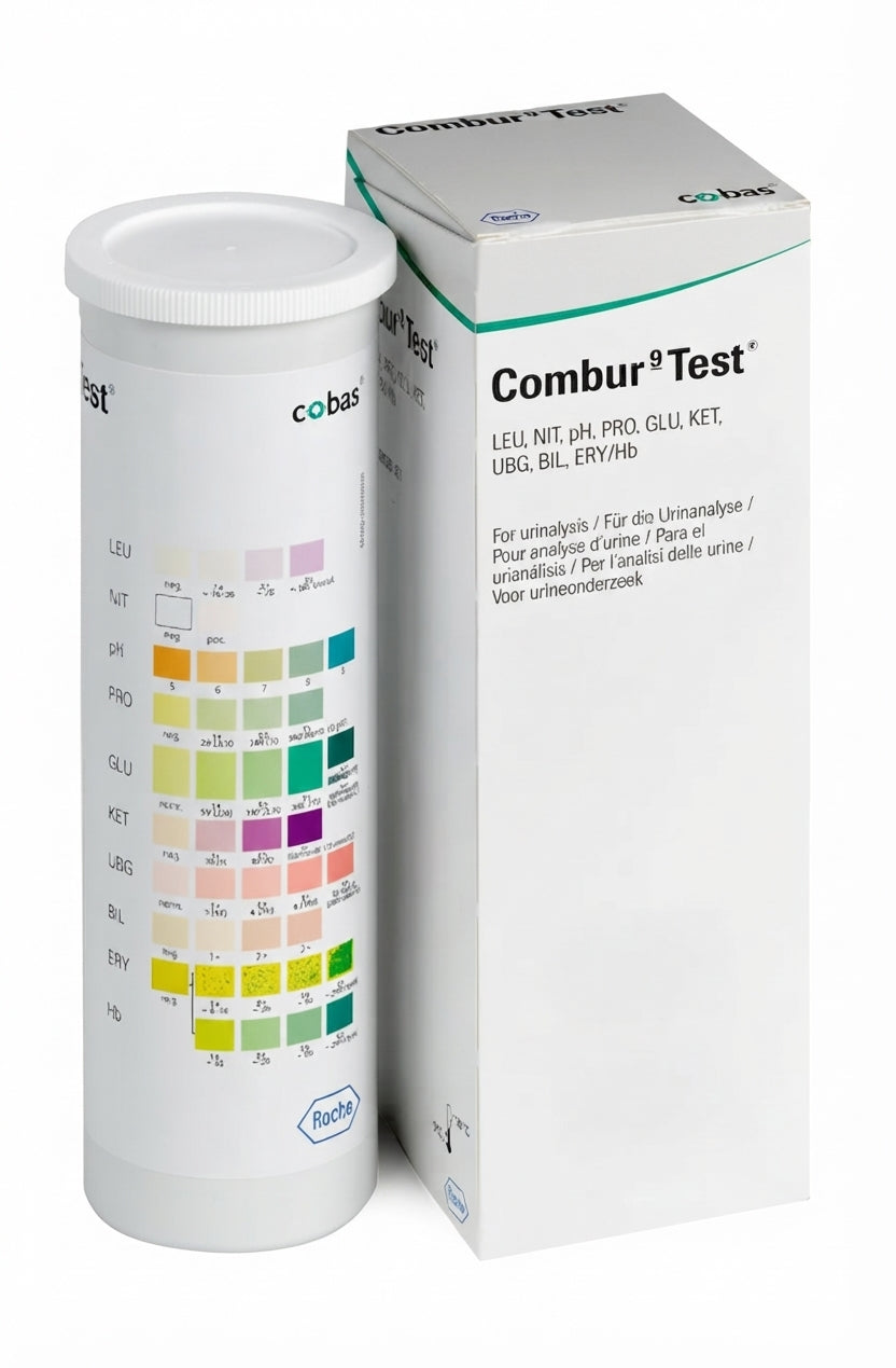 Combur 9 Test Urinalysis Reagent Strips || Roche Diagnostics