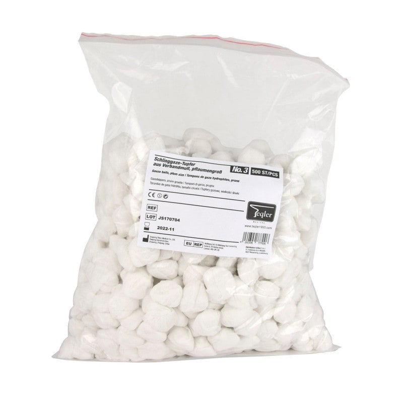 Non Sterile Gauze Balls || Plum size || Pack of 500