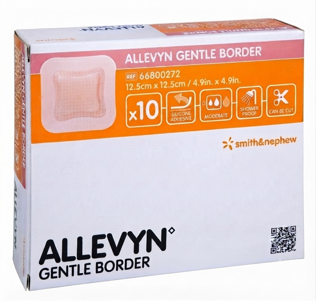 Allevyn Adhesive Foam Sterile Dressing by Smith & Nephew || Secure Wound Care || Pack of 10