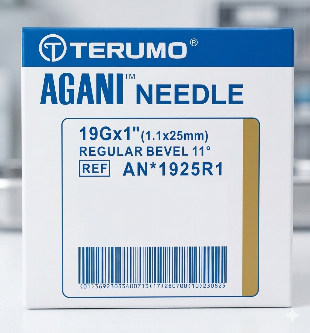 19G Terumo Agani Disposable Needles || Cream || Pack of 100