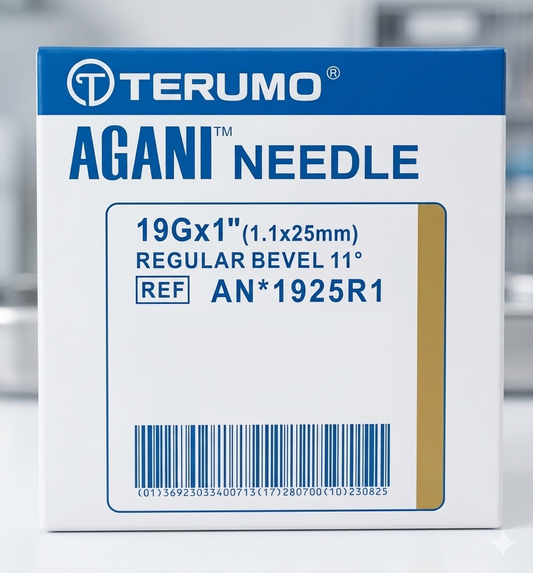 19G Terumo Agani Disposable Needles || Cream || Pack of 100