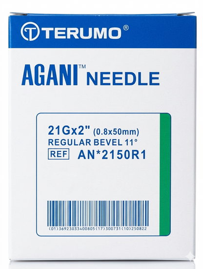 21G Terumo Agani Disposable Needles || Green || Pack of 100