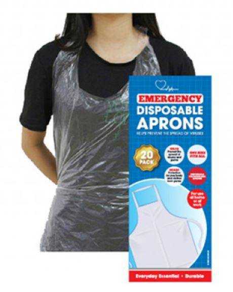 Emergency Disposable Aprons || Pack of 20 – ZEDMED-UK LTD