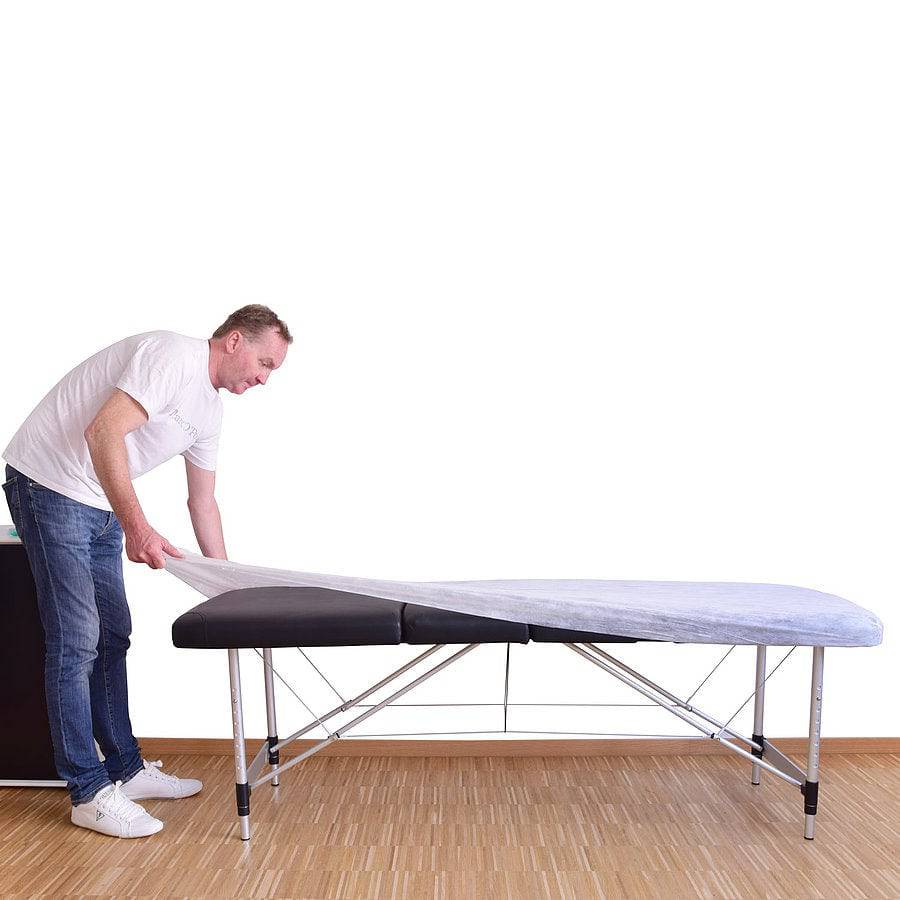 Disposable Fitted Sheets for Examination / Massage Tables x 10