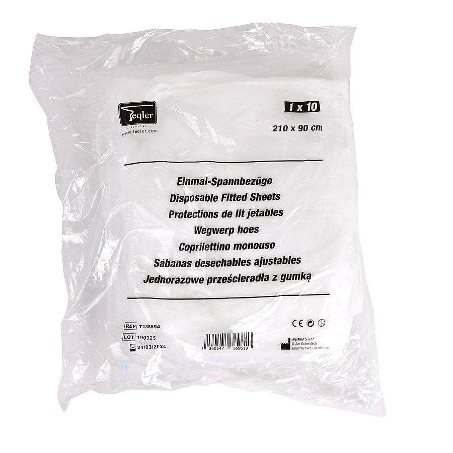 Disposable Fitted Sheets for Examination / Massage Tables x 10