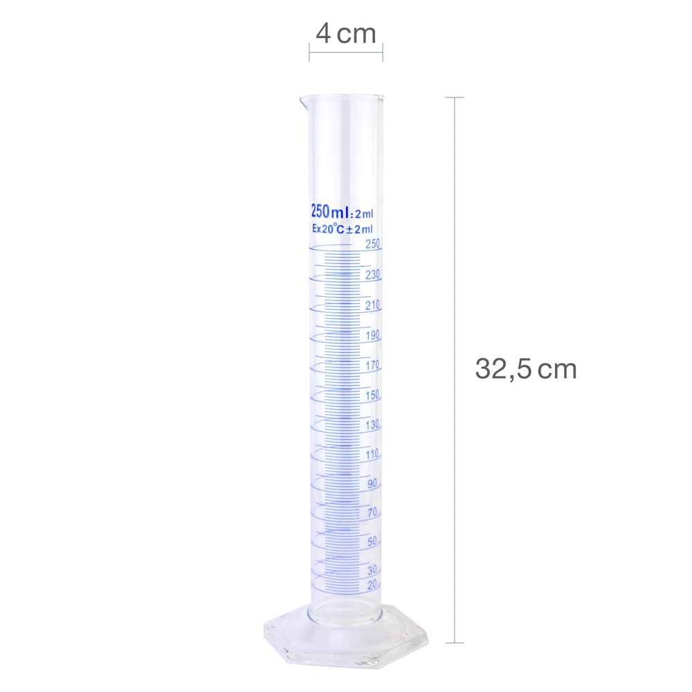 Glass Measuring Cylinder - 250ml