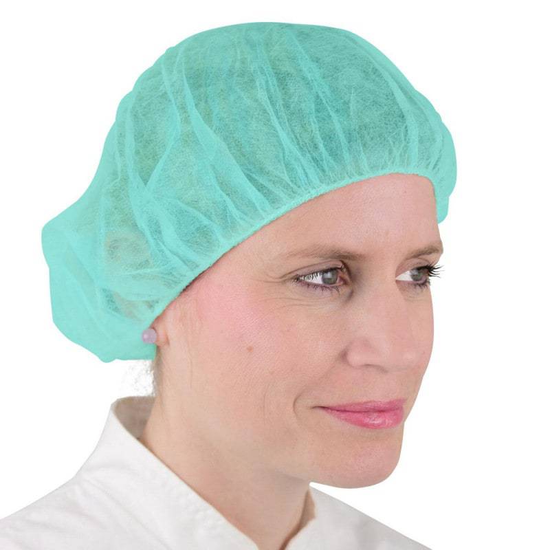 Medical Mob Caps - Green (100)