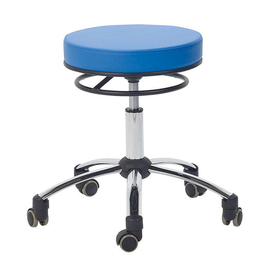 Swivel Stool with Release Ring - Blue