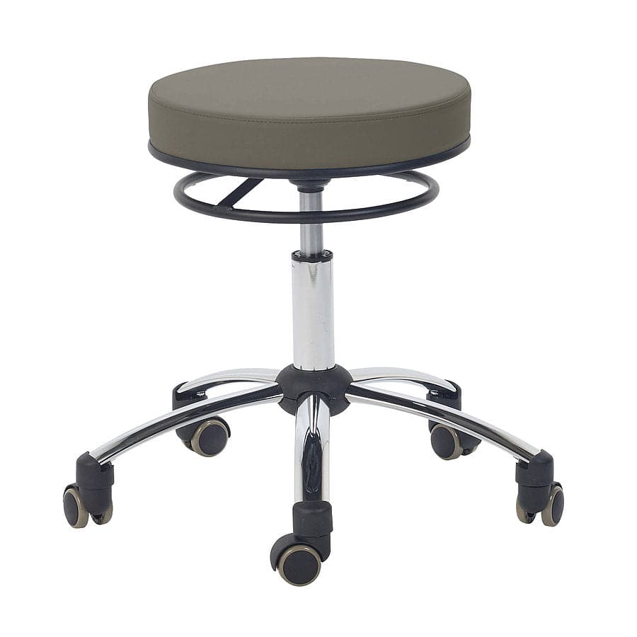 Swivel Stool with Release Ring - Grey