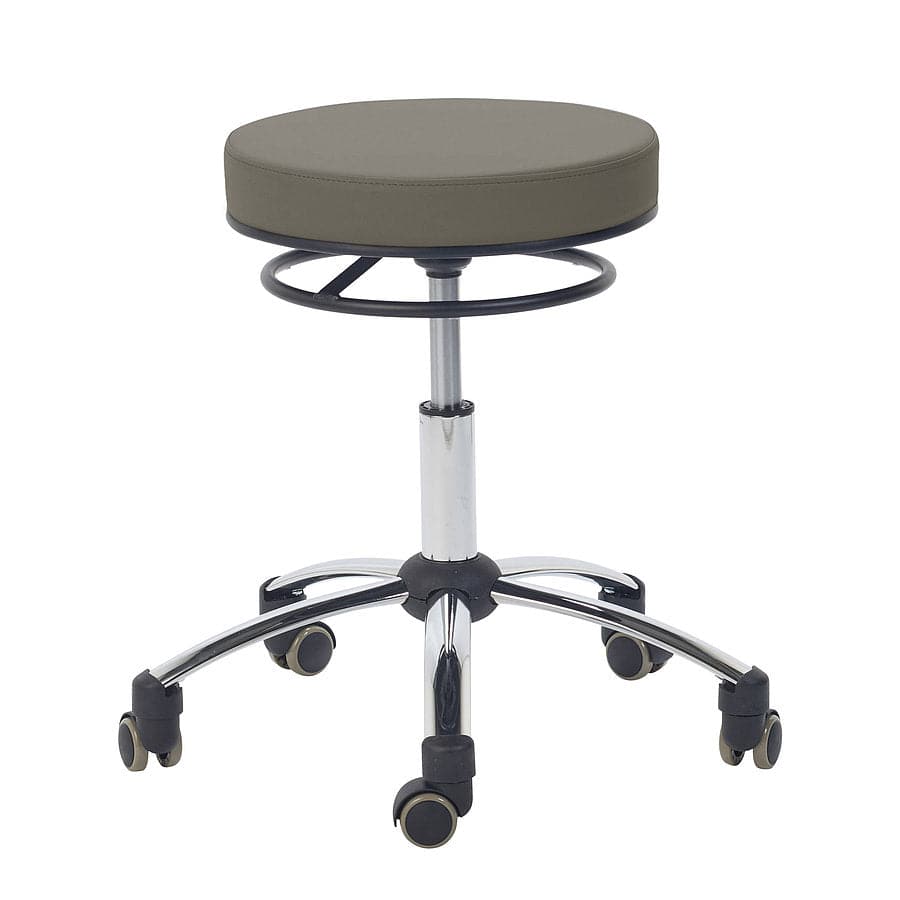 Swivel Stool with Release Ring - Grey