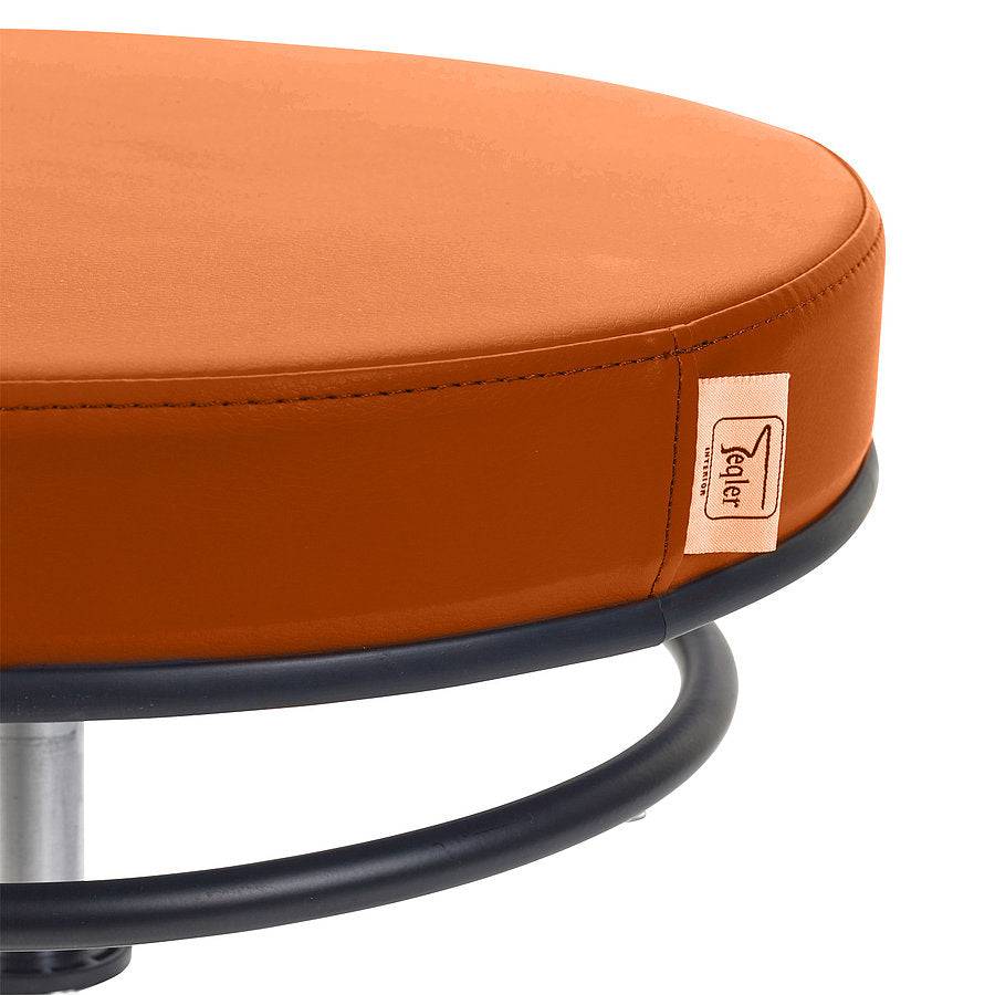 Swivel Stool with Release Ring - Orange