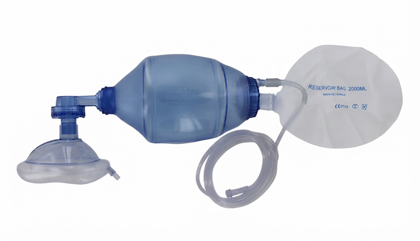 Disposable Single-use Manual Resuscitator || Professional BVM & Emergency Ventilation Kits